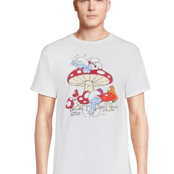 Men The Smurfs Graphic Tee 2xl - Picture 4 of 4